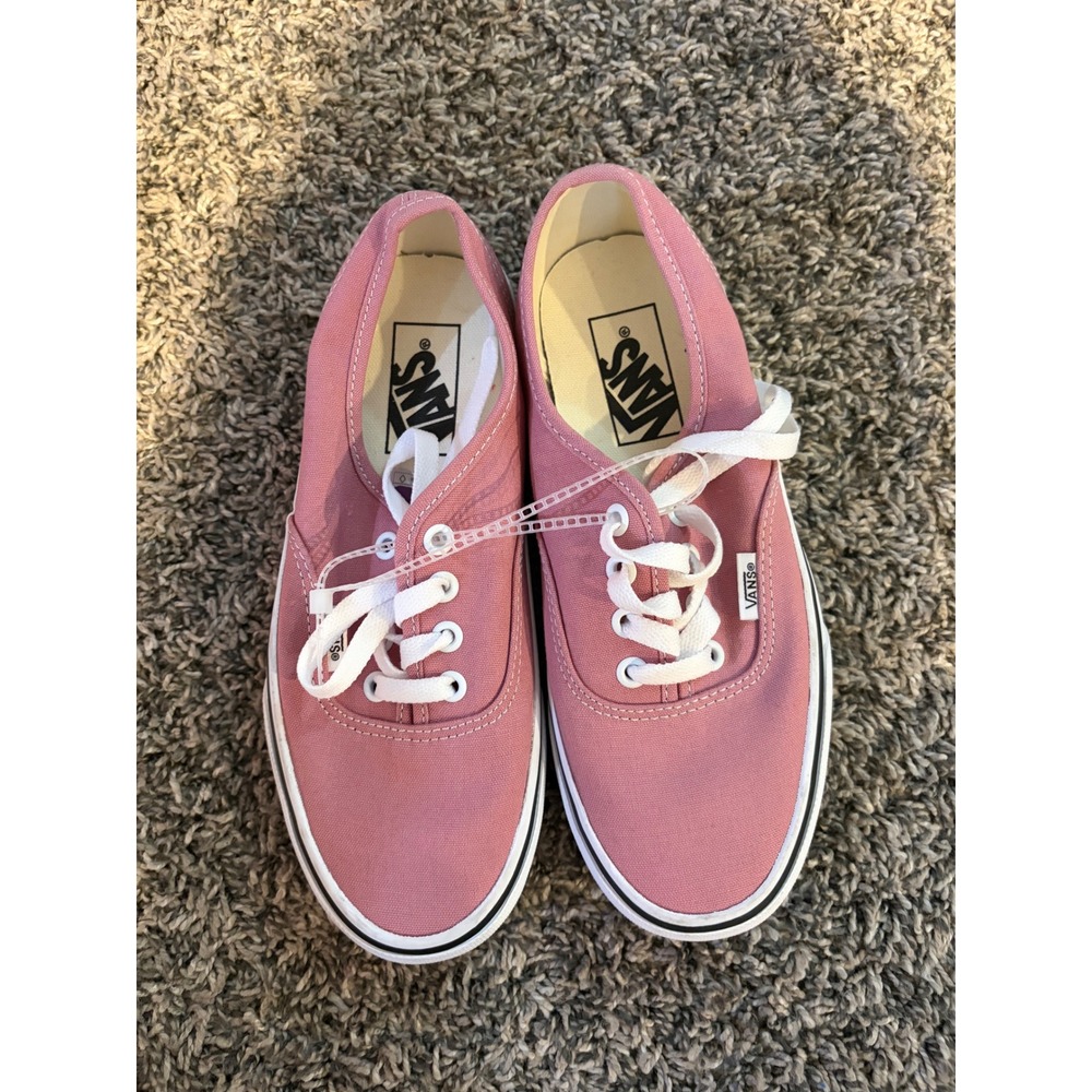Vans Authentic Low Top Canvas Sneakers Rose Pink Womens 6.5 Mens 5.0